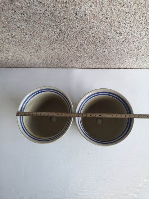 古玩陶瓷六十至八十年代花卉紋青花加彩花盆拍賣,當(dāng)前價格298元