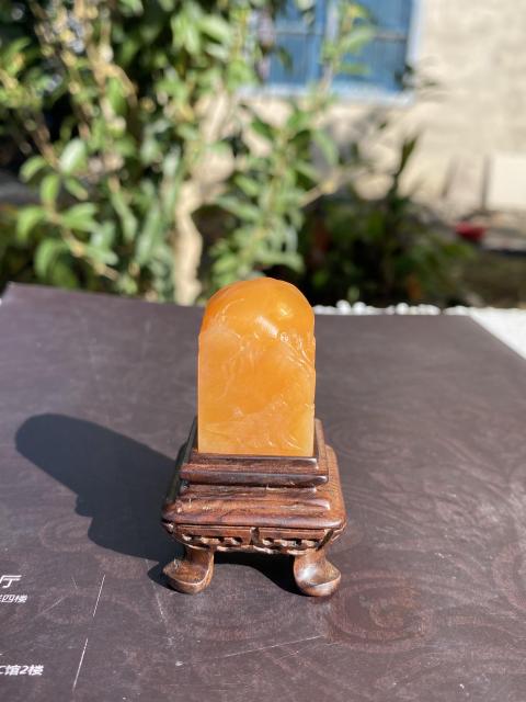 古玩雜項壽山田黃石印章（精品呈現）（促銷價]拍賣，當前價格2599元