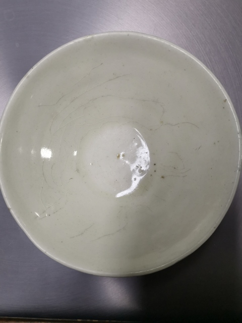 古玩陶瓷宋元磁州窯白釉碗拍賣，當前價格1555元