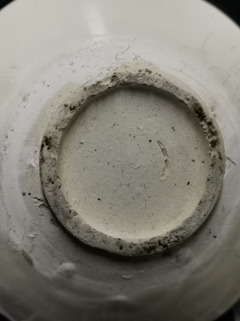 古玩陶瓷宋元磁州窯白釉碗拍賣，當前價格1555元