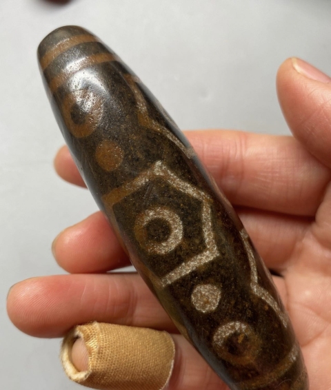 古玩玉器天珠拍賣,當(dāng)前價格398元