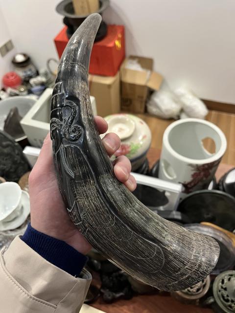 古玩雜項**雕財神擺件拍賣,當前價格999元