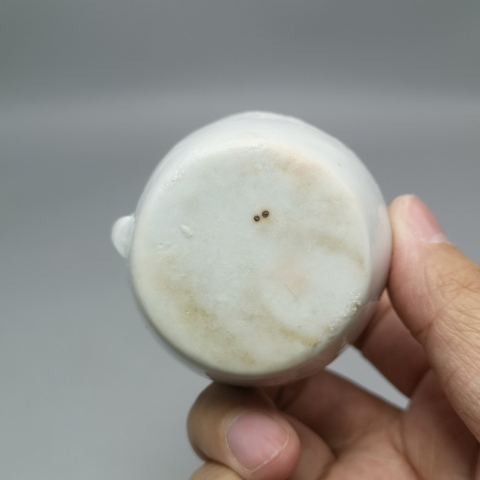 古玩陶瓷民國德化窯白釉水滴拍賣,當前價格258元