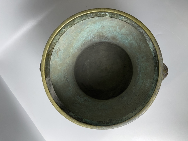 古玩銅器銅香爐拍賣，當前價格4500元