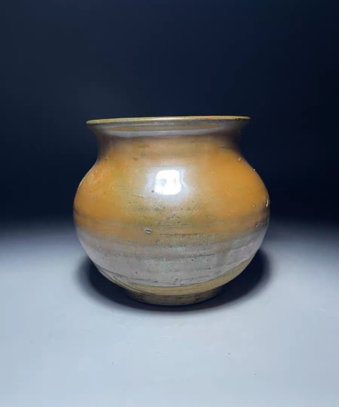 古玩陶瓷明代?紫金釉渣斗拍賣,當前價格2600元