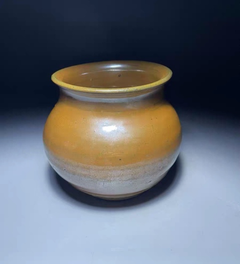 古玩陶瓷明代?紫金釉渣斗拍賣,當前價格2600元