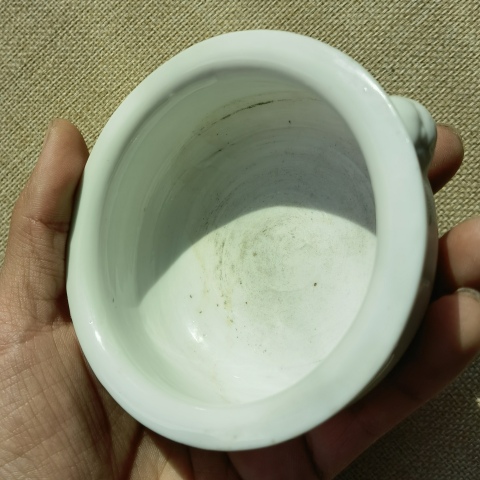 古玩陶瓷清：德化窯雙鋪首香爐（文物商店庫出）拍賣，當前價格2200元