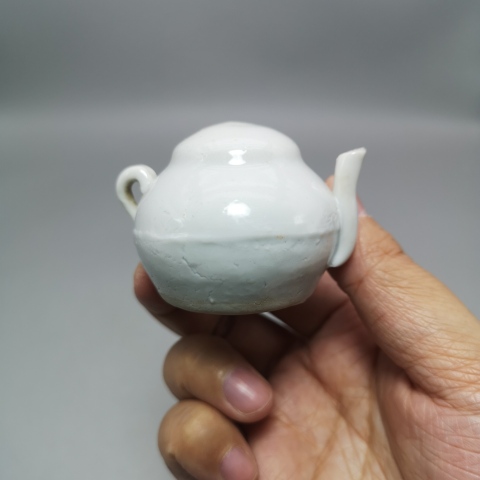 古玩陶瓷白釉水注拍賣,當前價格800元