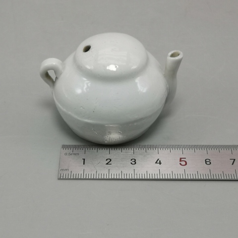 古玩陶瓷白釉水注拍賣,當前價格800元