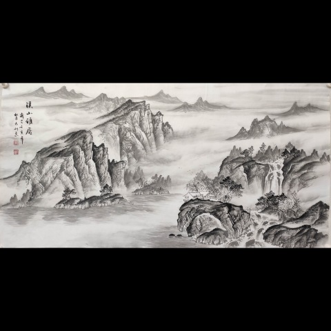 古玩字畫中國書畫家協會會員，山東美術家協會會員，國家一級書畫家真跡佳作收藏結緣拍賣，當前價格699元
