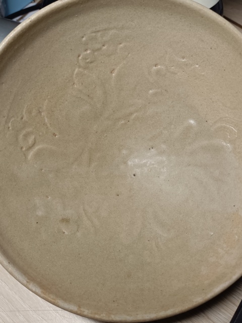 古玩陶瓷元耀州窯對頭蓮碗拍賣，當前價格6000元