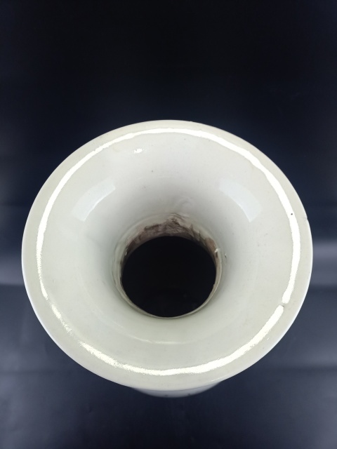 古玩陶瓷粉彩花鳥詩(shī)文撇口瓶拍賣，當(dāng)前價(jià)格2080元