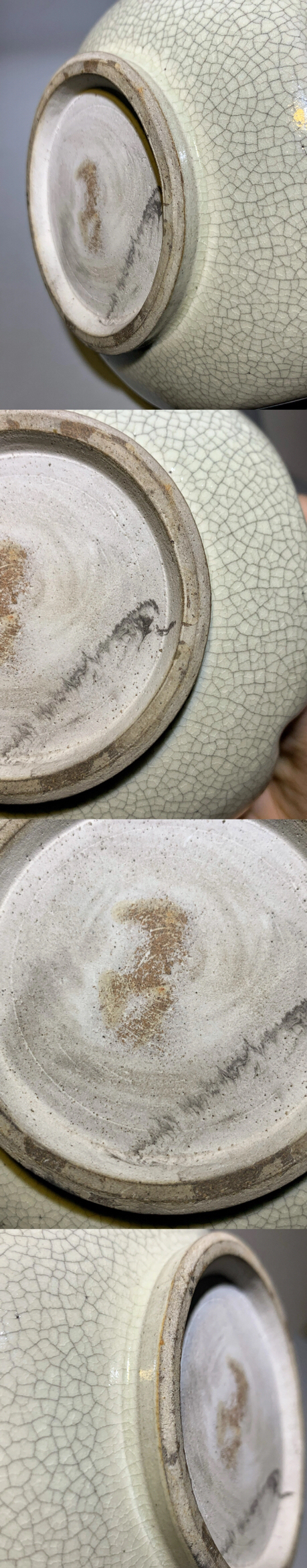 古玩陶瓷鳳溪窯瓜棱哥釉香爐拍賣，當前價格2888元