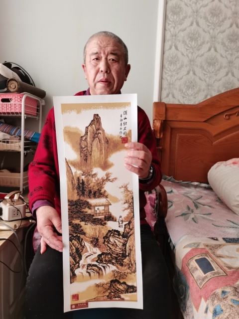 古玩字畫(huà)剪紙影雕非物質(zhì)文化第三代傳人付洪雁溪山仿友剪紙影雕拍賣(mài),當(dāng)前價(jià)格2000元