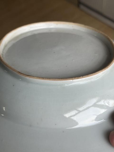 古玩陶瓷清代雍正至乾隆花卉紋粉彩盤拍賣，當(dāng)前價(jià)格1800元