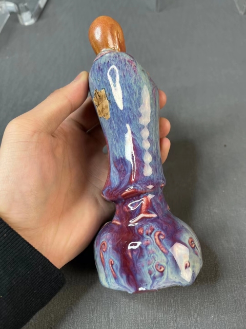 古玩陶瓷窯變釉達摩造像拍賣，當前價格25000元