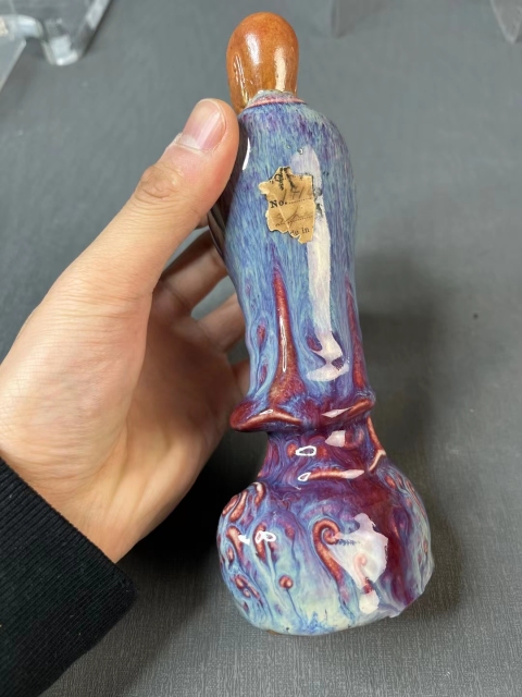 古玩陶瓷窯變釉達摩造像拍賣，當前價格25000元