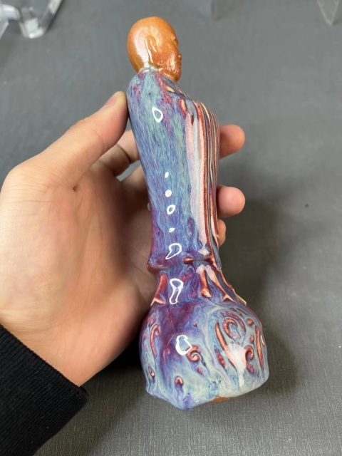 古玩陶瓷窯變釉達摩造像拍賣，當前價格25000元