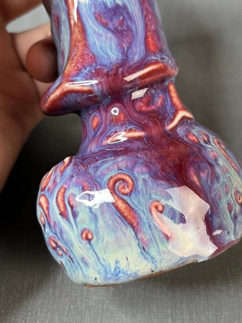 古玩陶瓷窯變釉達摩造像拍賣，當前價格25000元