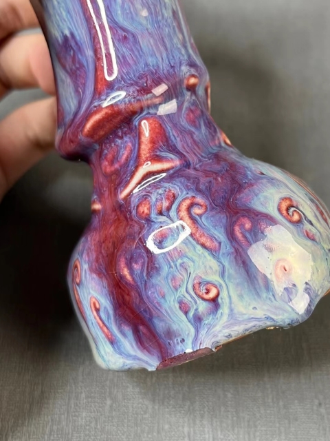 古玩陶瓷窯變釉達摩造像拍賣，當前價格25000元