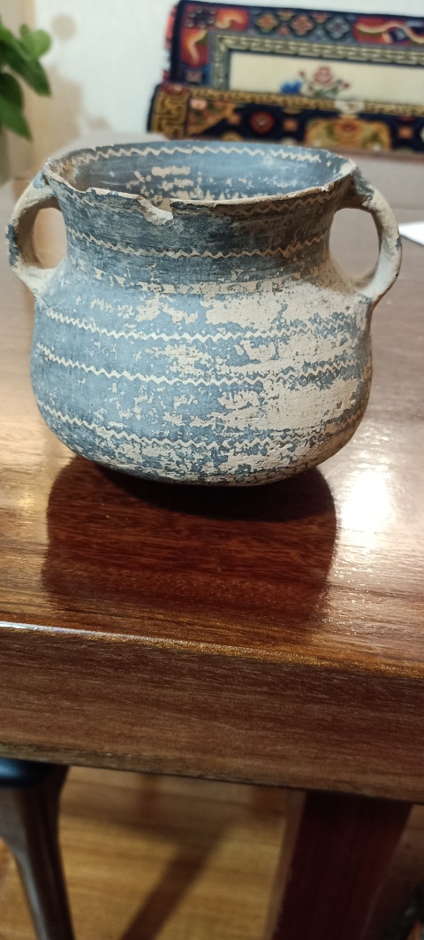 古玩陶瓷彩繪陶罐拍賣,當前價格2588元