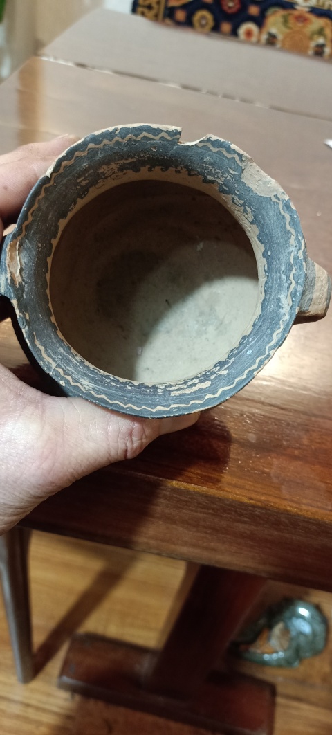 古玩陶瓷彩繪陶罐拍賣,當前價格2588元
