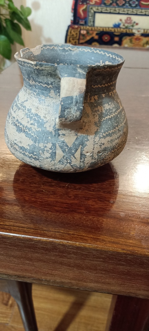 古玩陶瓷彩繪陶罐拍賣,當前價格2588元