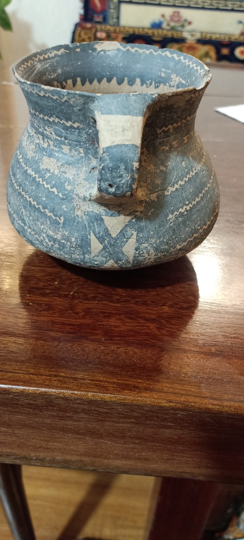 古玩陶瓷彩繪陶罐拍賣,當前價格2588元