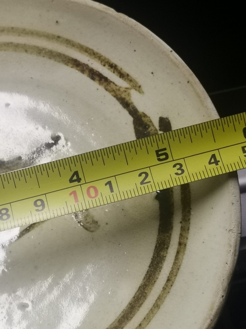 古玩陶瓷磁州窯白釉黑字盤拍賣，當前價格1666元