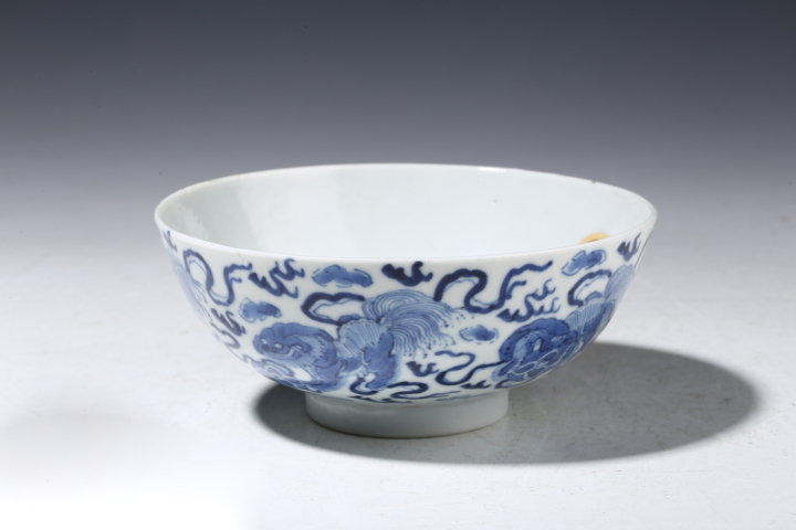 古玩陶瓷青花五世同堂碗拍賣,當前價格6000元