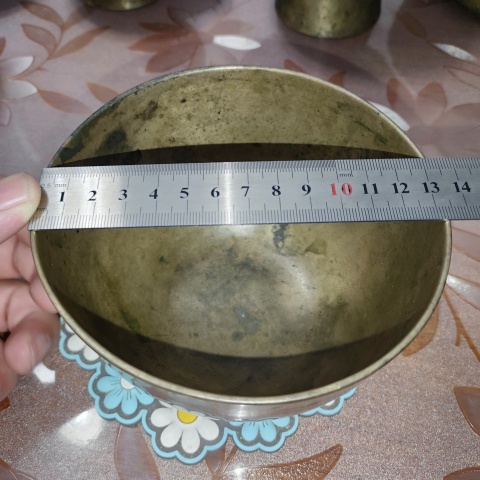 古玩銅器清晚，銅缽拍賣，當前價格488元