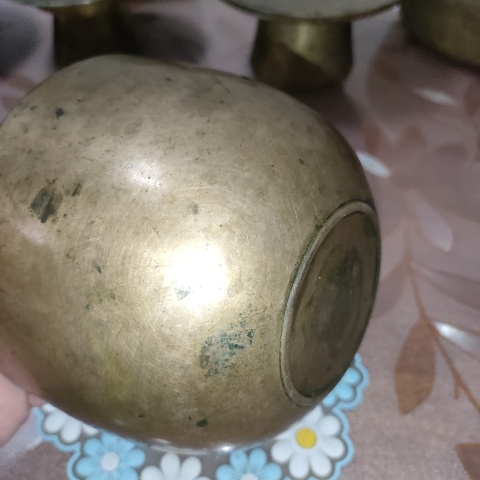 古玩銅器清晚，銅缽拍賣，當前價格488元