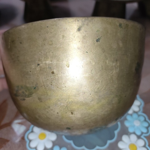古玩銅器清晚，銅缽拍賣，當前價格488元