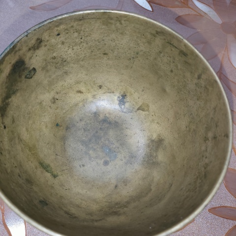 古玩銅器清晚，銅缽拍賣，當前價格488元