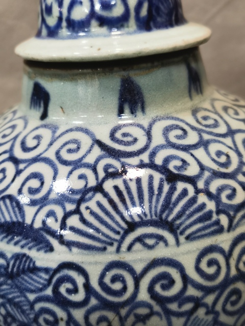 古玩陶瓷青花罐拍賣,當前價格7000元