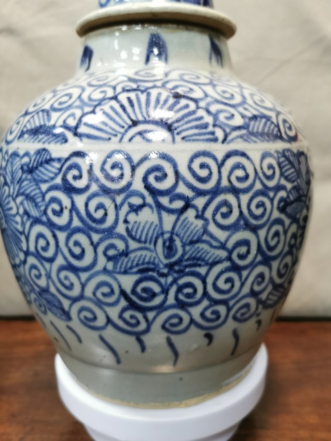 古玩陶瓷青花罐拍賣,當前價格7000元
