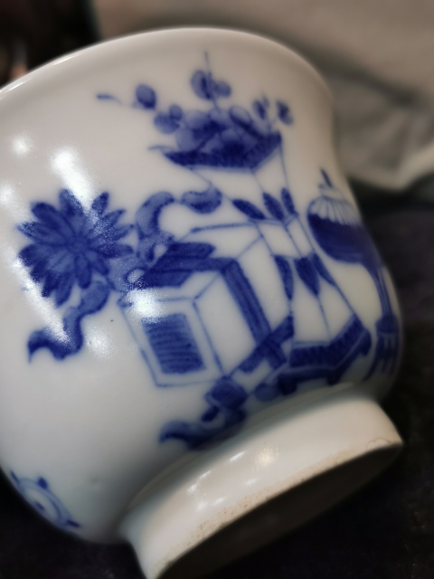 古玩陶瓷青花杯拍賣,當(dāng)前價格5000元