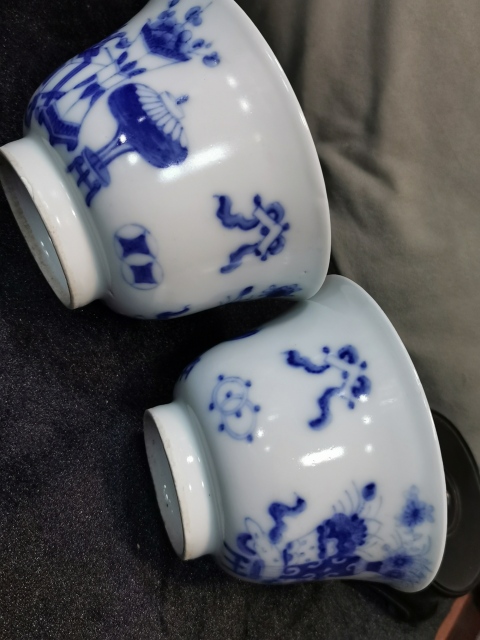古玩陶瓷青花杯拍賣,當(dāng)前價格5000元