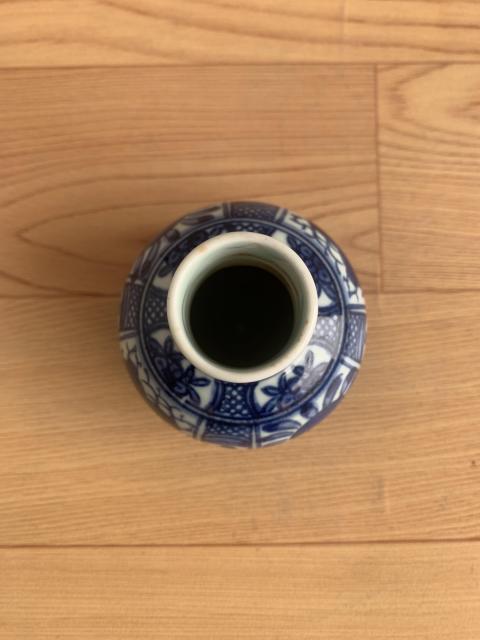 古玩陶瓷出口創匯青花瓶拍賣，當前價格220元