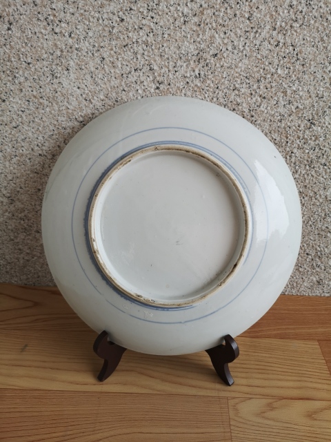 古玩陶瓷上世紀早期五彩盤拍賣,當前價格450元