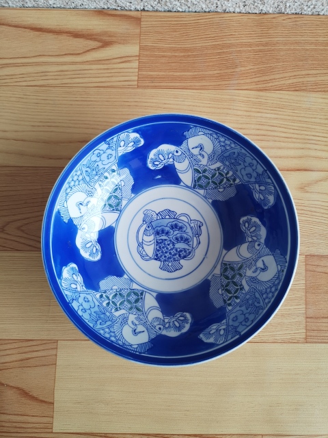 古玩陶瓷日本昭和青花碗拍賣,當(dāng)前價格260元