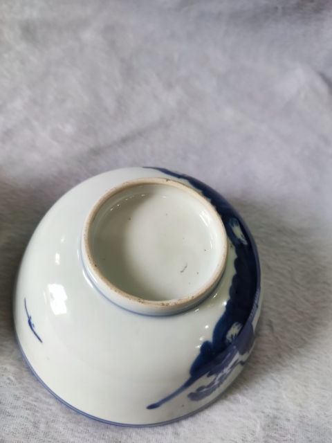 古玩陶瓷晚清光緒三星高照圖青花碗拍賣,當前價格2688元