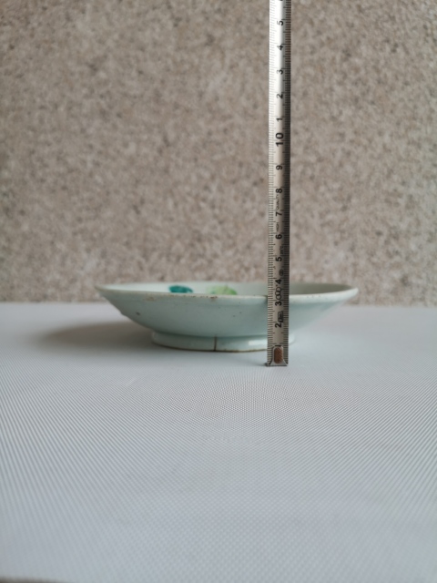 古玩陶瓷民國大雞圖彩繪盤拍賣,當前價格260元