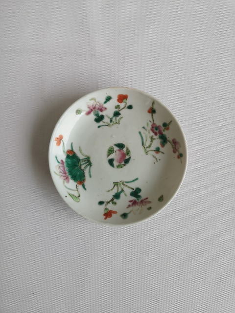 古玩陶瓷民國(guó)四季花卉紋粉彩盤(pán)拍賣(mài),當(dāng)前價(jià)格222元
