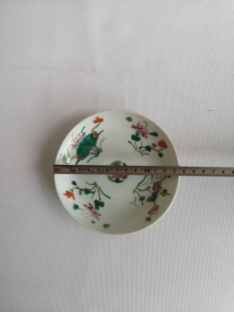 古玩陶瓷民國(guó)四季花卉紋粉彩盤(pán)拍賣(mài),當(dāng)前價(jià)格222元