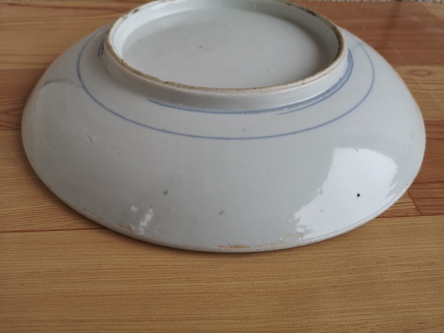 古玩陶瓷上世紀早期五彩盤拍賣,當前價格450元
