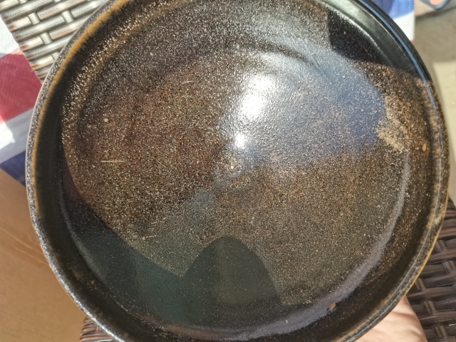 古玩陶瓷金代。耀州窯窯變醬釉大碗拍賣，當(dāng)前價格4888元