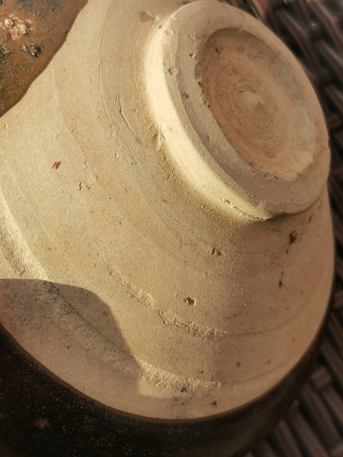 古玩陶瓷金代。耀州窯窯變醬釉大碗拍賣，當(dāng)前價格4888元