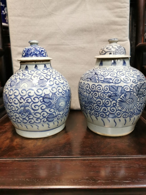 古玩陶瓷青花罐拍賣,當前價格7000元