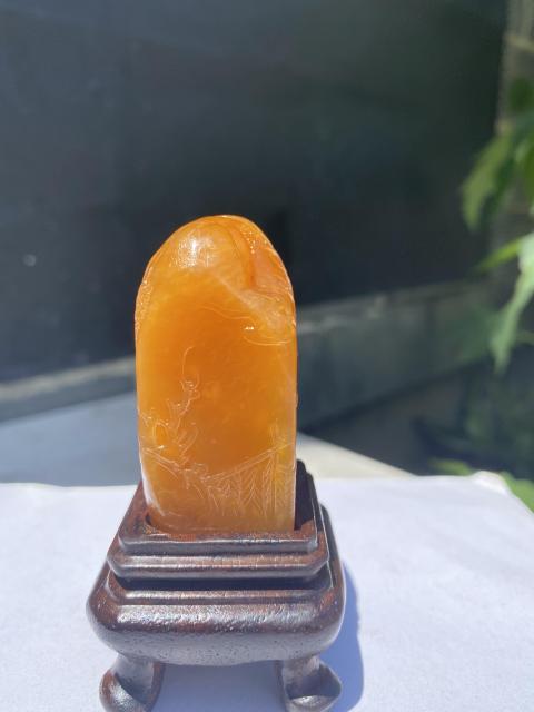 古玩雜項壽山坑頭田石印章拍賣，當前價格3200元